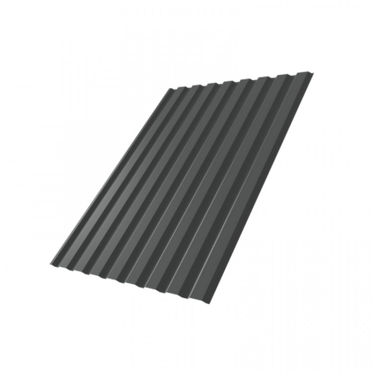 Профнастил C20A 0,45 Drap TR с пленкой RAL 7016 антрацитово-серый