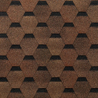 Гибкая черепица Docke PIE EURASIA ШЕСТИГРАННИК Светло-коричневый, 3м2 /цена указана за 1 кв.м/