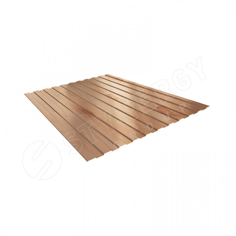 Профнастил С8 Stynergy (Print-Орех 3D-0.4 ДВС) двусторонний