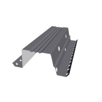 Вентилируемый прогон опорный фальц 35 0,45 PE RAL 7004 сигнальный серый (0,5м)