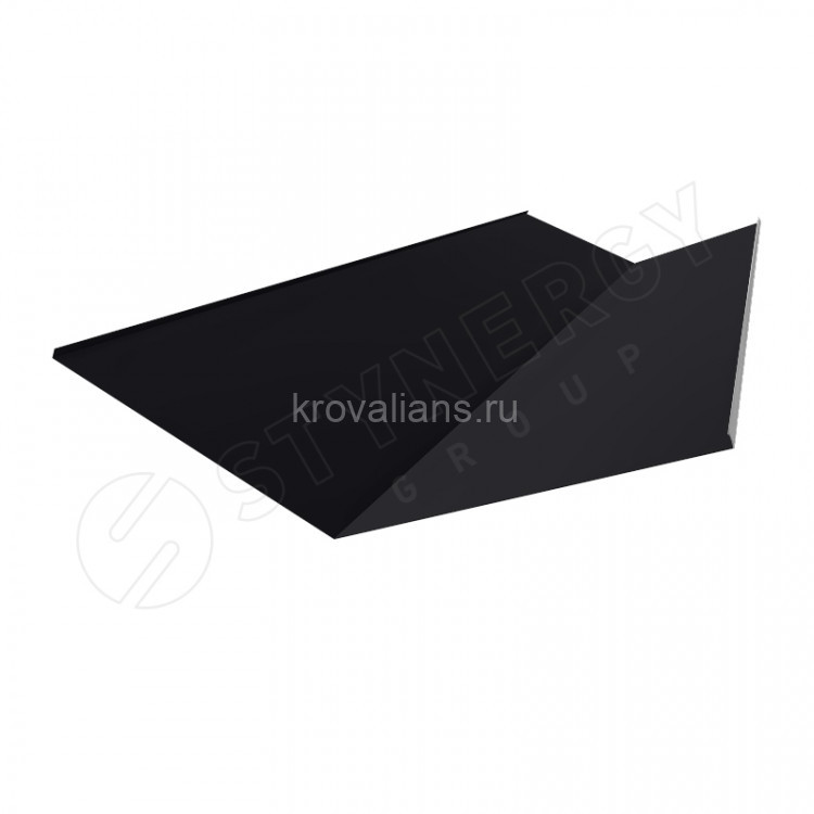 Ендова нижняя 300х300х2000 Stynergy (Стинержи) (CORUNDUM50-9005-0.5) /1 шт/ Ендова нижняя 300х300х2000 Stynergy (Стинержи) (CORUNDUM50-9005-0.5) /1 шт/