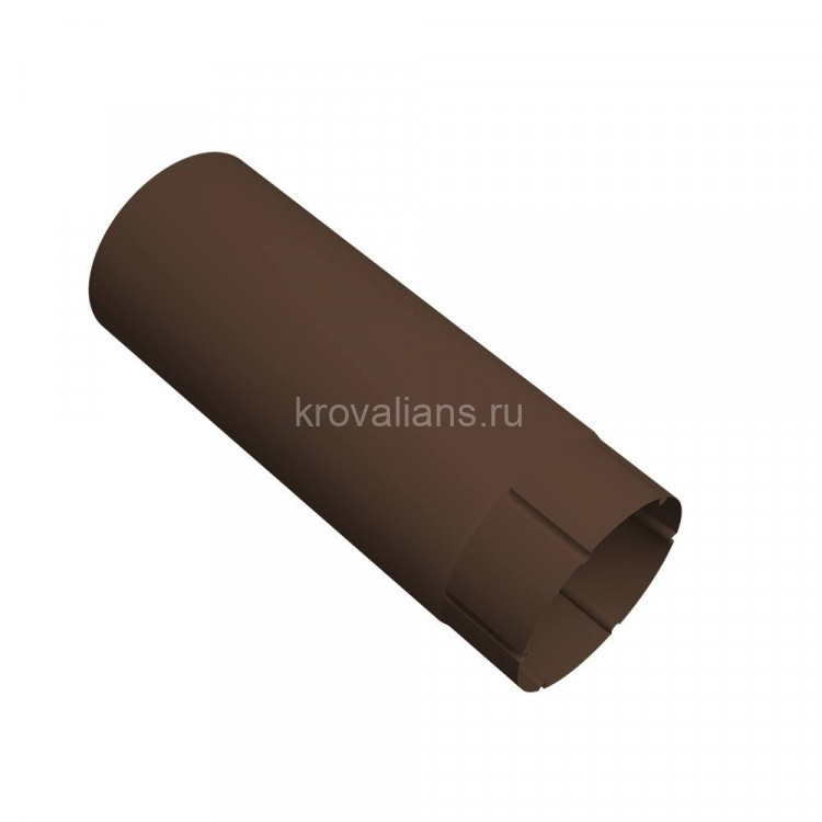 Vortex Project 210/150 Труба круглая 2 м RAL 8017 шоколад