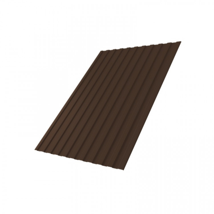 Профнастил С8A v01 0,5 Satin Matt TX RAL 8017 шоколад