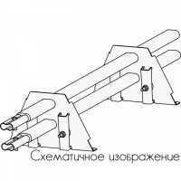 Снегозадержатель ROOFsystems PRESTIGE ZN 45*25 (овал), 3м Фальц-америка (1,5") RAL 7024
