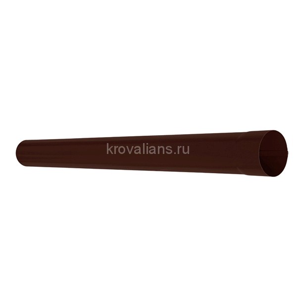 AS PU 125/90 Труба водосточная L=1.0 m RAL 8017