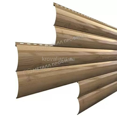 Сайдинг МеталлПрофиль Woodstock-28х330 (ECOSTEEL_MA-01-Сосна-0.5) /1 шт/