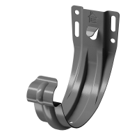 Docke STAL PREMIUM 125/90 мм Карнизный кронштейн Графит RAL7024 78шт/упак