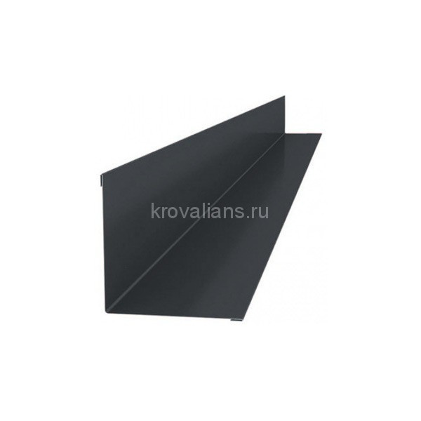Планка угловая для примыкания к стене RUUKKI (Руукки) 2м Green Coat Pural BT Matt 0,5 мм (RR23) /1 шт/