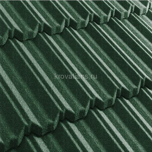 Композитная черепица Metrotile (Метротайл) MetroClassic (Зеленый) /лист/