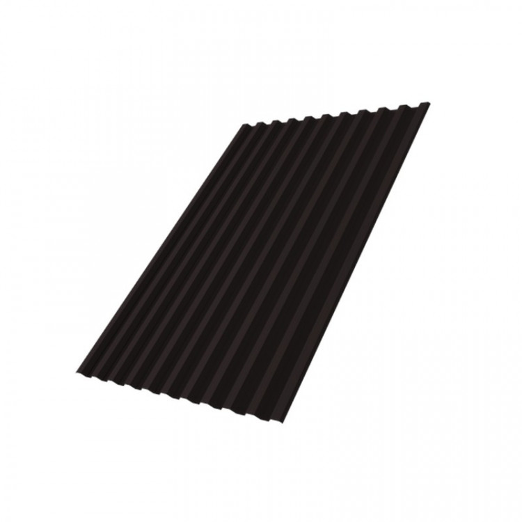 Профнастил Верховье С21R Grand Line 0,5 PurPro Мatt 180 RAL 9005 черный
