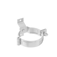 AS PUrus 125/90 Хомут трубы Декоративный под дерево с комплектом крепления  RAL 9003