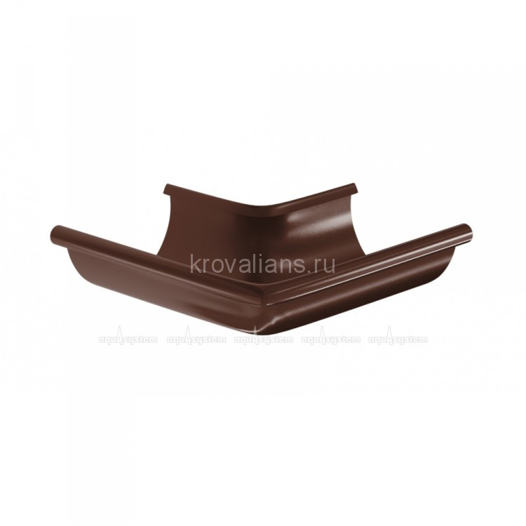 AS PU MATT 125/90 Угол желоба  90 наружный RAL 8017 Matt