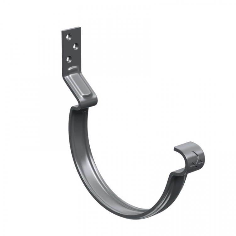 AS PUrus 125/90 Крюк желоба короткий с компл. крепления (МУ), RAL 7024 AS PUrus 125/90 Крюк желоба короткий с компл. крепления (МУ), RAL 7024