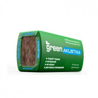 Утеплитель GreenAKUSTIKA (ГринАкустика) 50х610х1230 (12м2) 16 шт 0.6 м3