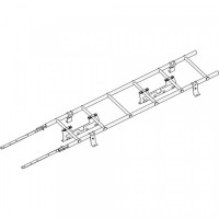 Лестница кровельная ROOFsystems PRESTIGE ZN600 1,8м NEXT Фальц RAL 3005