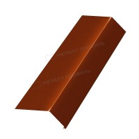 МеталлПрофиль Планка карнизная 100х69х2000 (AGNETA-03-Copper\Copper-0.5) /1 шт/