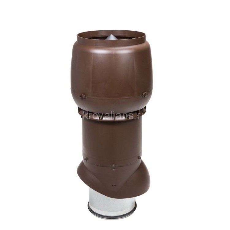 Vilpe (Вилпе) Кровельный вентилятор ECo250P/200/700 вентилятор Быстрый (Коричневый) /1 шт/
