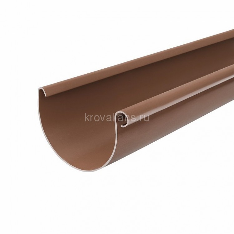 125/90 BRYZA Желоб водосточный 3м Коричневый