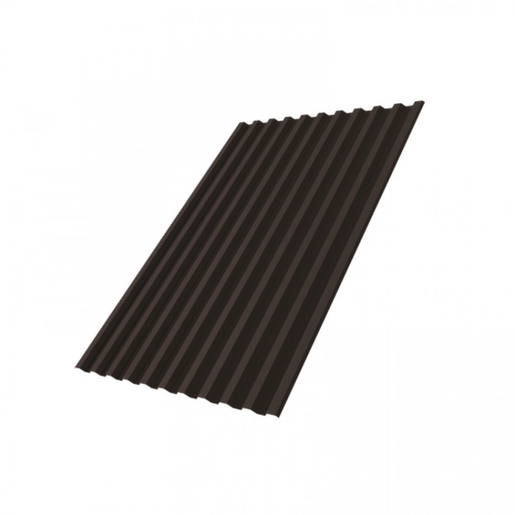 Профнастил Верховье, Екатеринбург C21R 0,5 Velur X RR 32 темно-коричневый