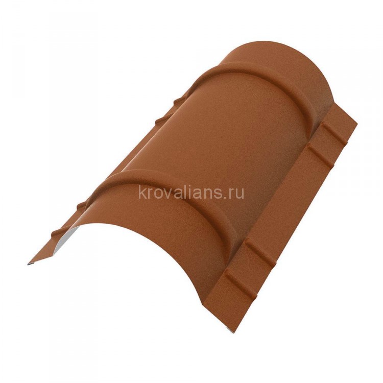 Конёк полукруглый  R90мм 1.97м Pural BT Matt 0,5мм RR750