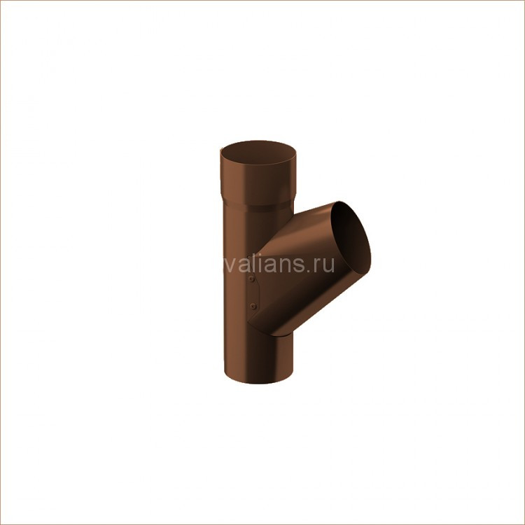 Galeco STAL 124 120/90 Тройник RAL 8019 (RR 32) 6шт/уп