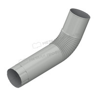 Колено трубы МЕТАЛЛ ПРОФИЛЬ ПРОЕКТ D150 Ral 9003