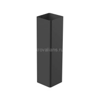 GALECO STAL2 125/80 Труба водосточная 3м Черный RAL 9005 ( RR33) 2шт/уп