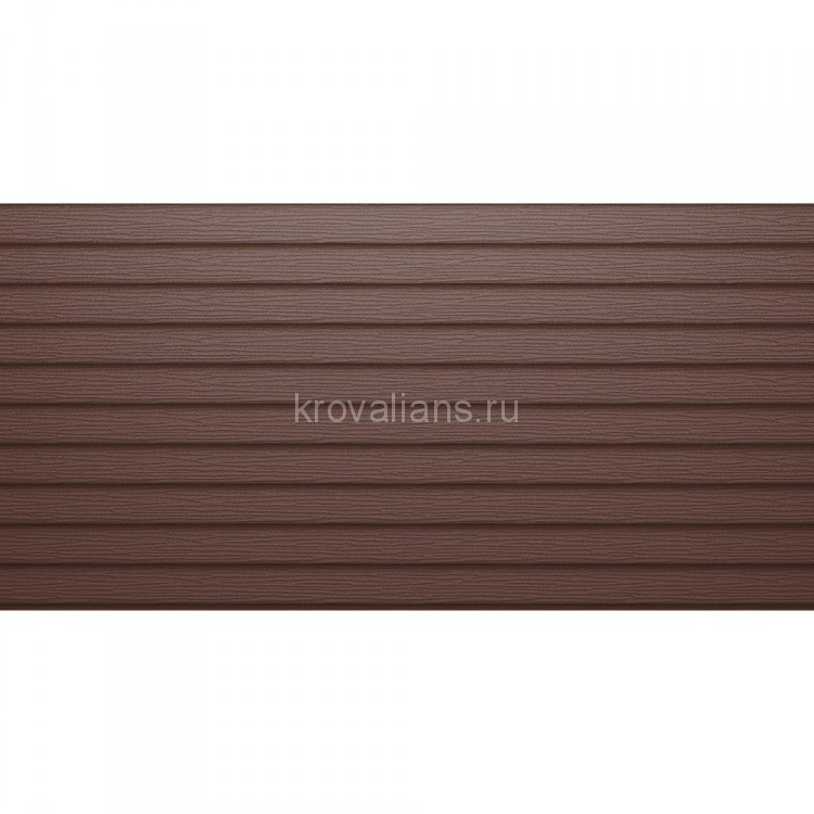 Сайдинг Aquasystem (Аквасистем) Скандинавская доска узкая двойная ПЭ (Zn275) RAL 8017 /1 шт/
