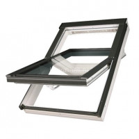 Среднеповоротное пластиковое окно Fakro (Факро) PTP U4 78х140