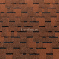 Гибкая черепица Tegola (Тегола) Топ-Шингл Футуро (Коричневый) /1 кв.м/