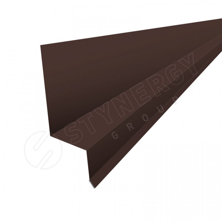Отлив верхний 3000 Фальц Stynergy (CORUNDUM50Matt-RAL8017-0.5) Отлив верхний 3000 Фальц Stynergy (CORUNDUM50Matt-RAL8017-0.5)