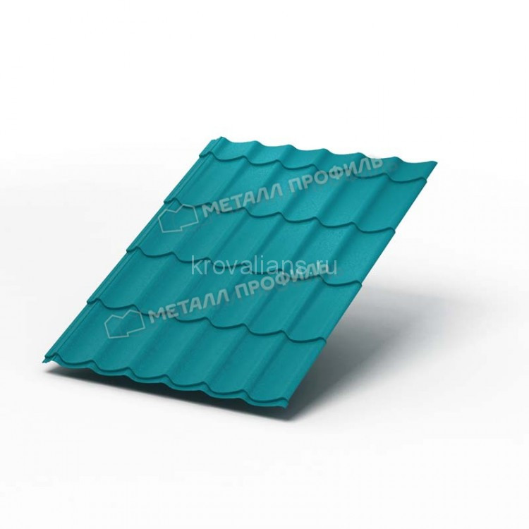 Металлочерепица МеталлПрофиль Ламонтерра-X (Полиэстер-01-5021-0.4) /1 кв.м./