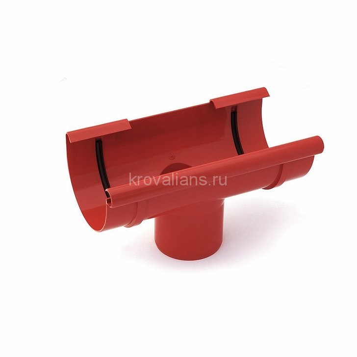 125/90 BRYZA Сливная воронка 125/110мм (для трубы 110) красный
